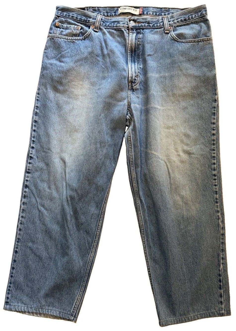 Levi's 560 Comfort Fit Jeans Mens 42x30 Blue Medium Wash Tapered Leg Denim